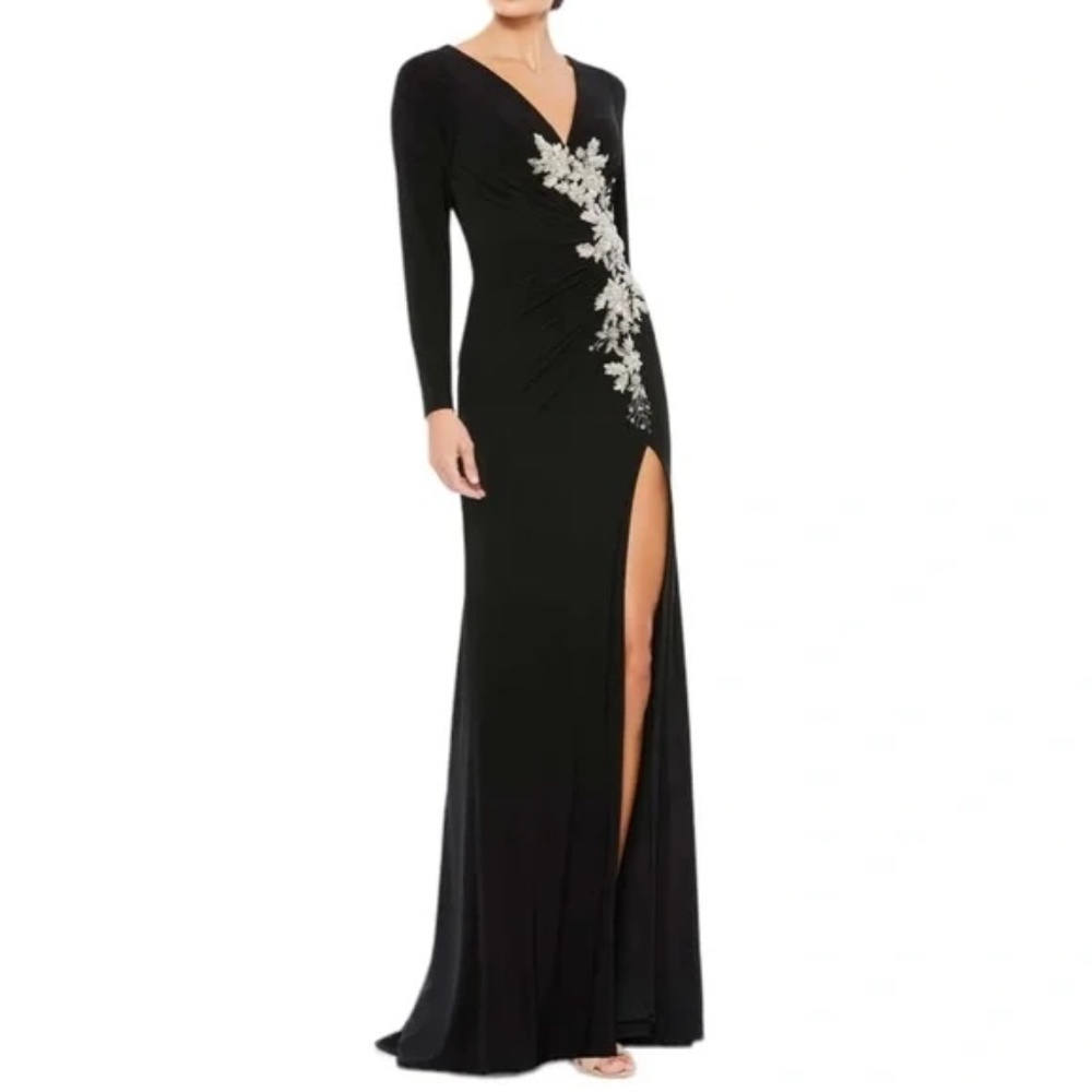 Black MacDuggal Gown size 16